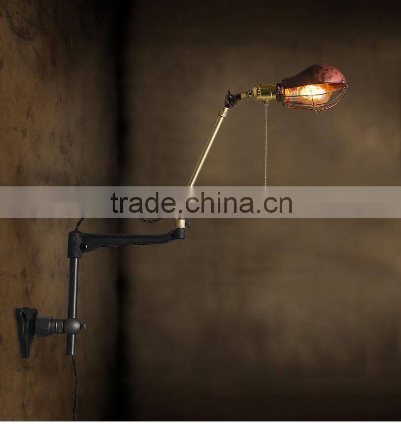 Old Style Vintage Edison Bulb Metal Wall Light