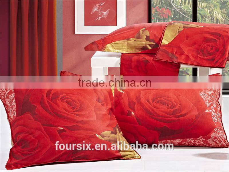 home textile, 2013 printed flower quality cotton set -3d