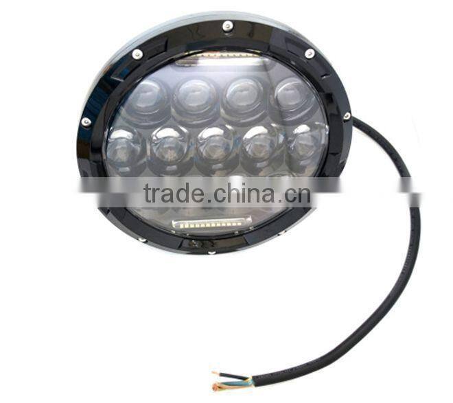Sealed beam waterproof 7 inch 75w replacement headlight jeep compass