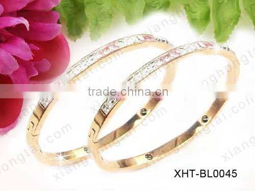 Stainless Steel IP Gold Bangles, Top Quality