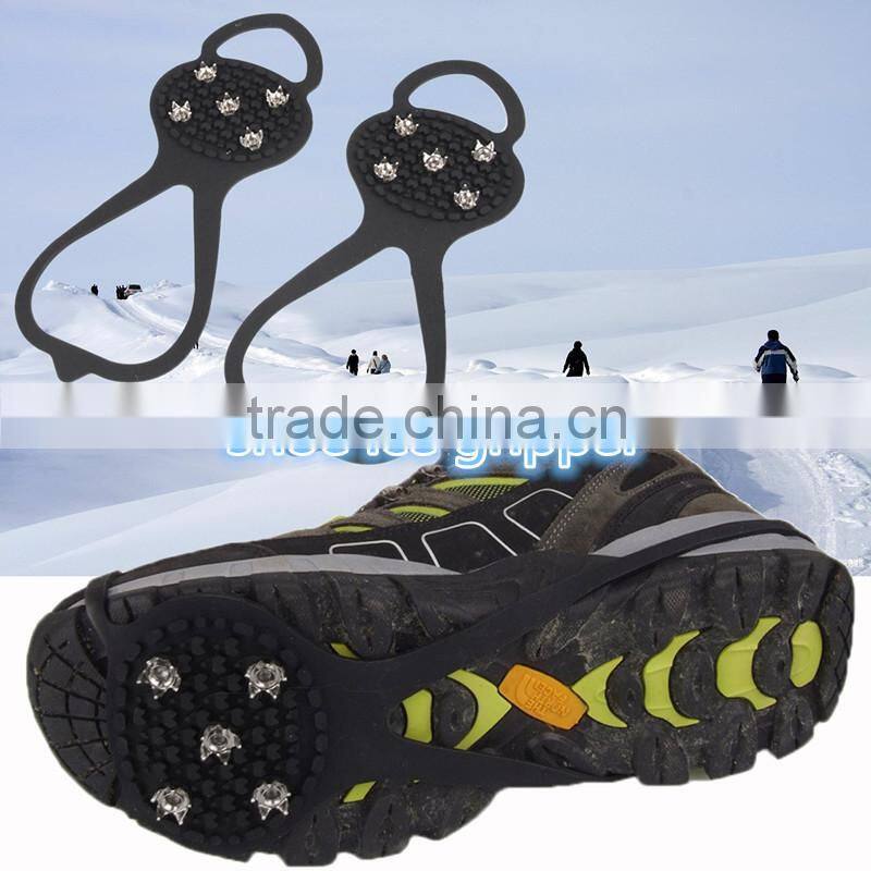 2015 High quality saled best eco-friendly four size shoe ice gripper for keeping safe