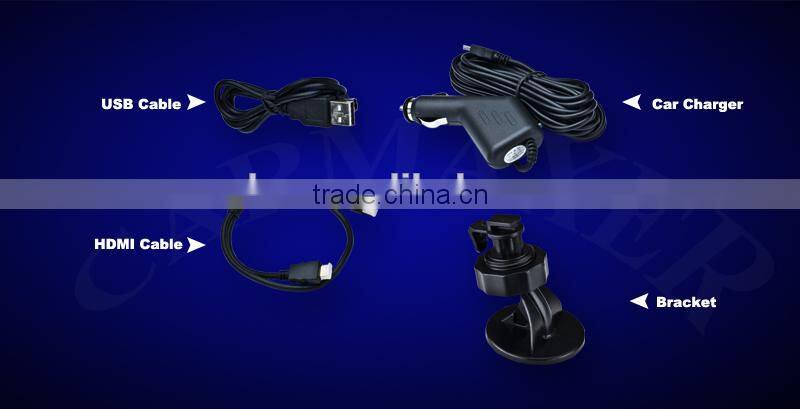 New fashion 1080P 2.7'' G-sensor dual car cameras + Night Vision + G-sensor + Dual car black box camera dvr