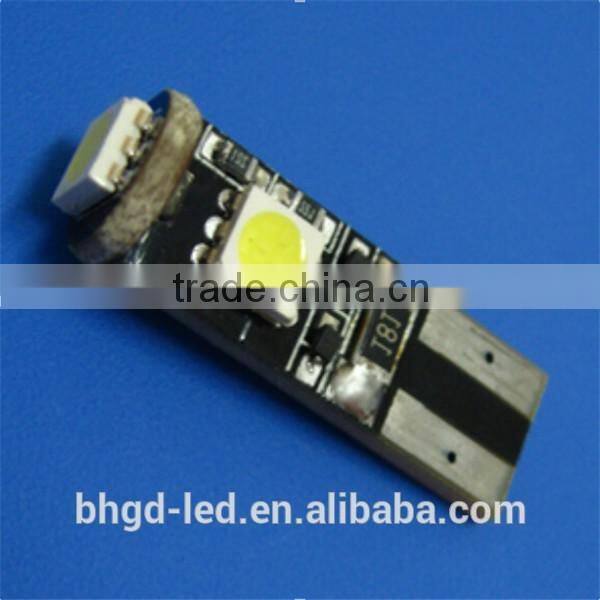 2w smd car detecting light/red coated cob led light/mobil canbus detector light