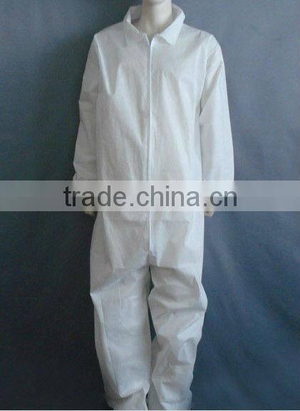 doctor's white disposable PP coat