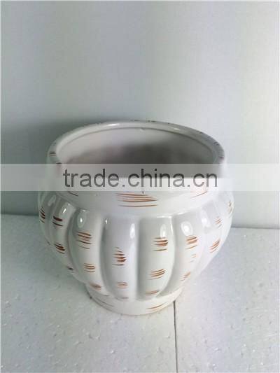 Colorful wholesale cheap home decorative ceramic handicrafts flower pot with saucer
