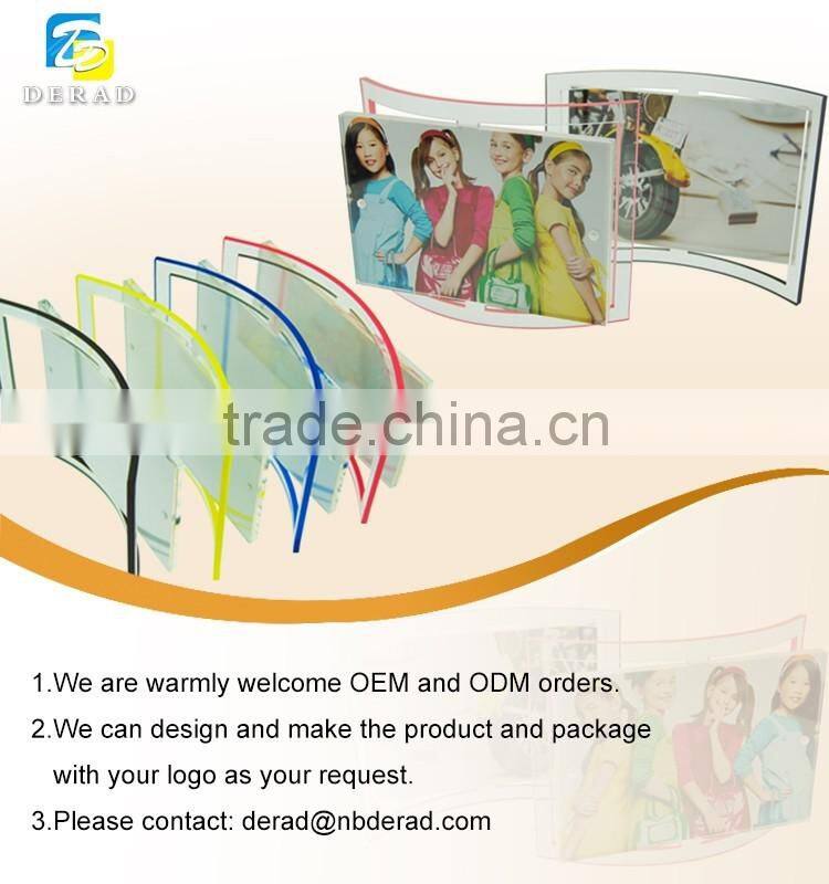Curved Acrylic Photo Frame Picture Frame