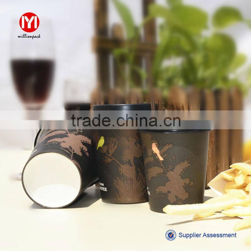 Good environment/custom printed 12oz disposable paper cups for coffee