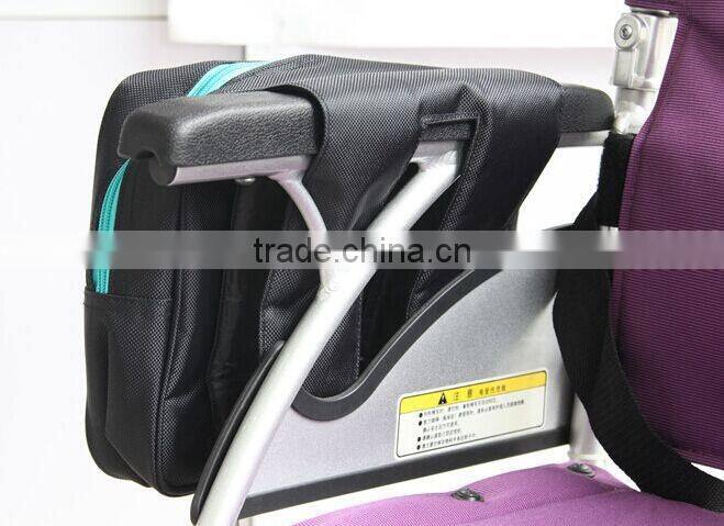 Rehabilitation Therapy Supplie bicycle double rear pannier bag of wheelchair Electric Wheelchair Pannier Bag