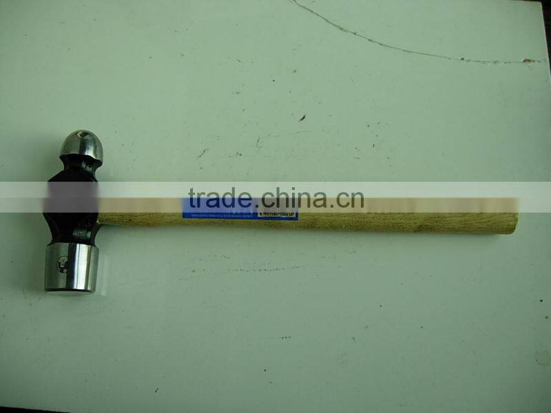 british type ball peen hammer with steel tubular handle in linyi/good sales hammer in linyi