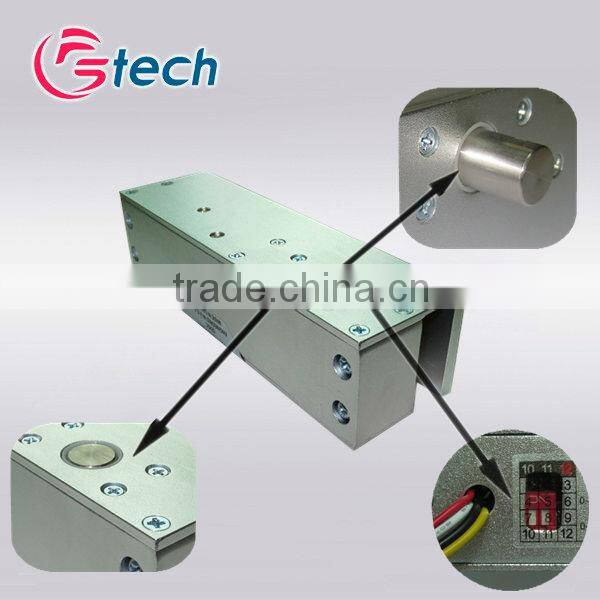 Fail safe high security surface bolt lock for office