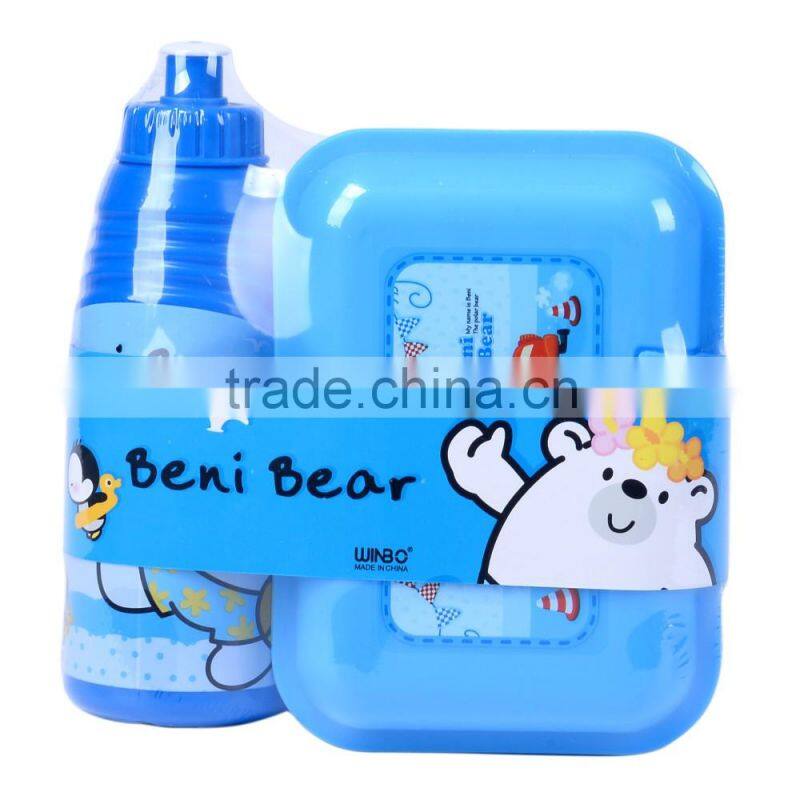 Shrinking pack lunch set for promotion with cheap price
