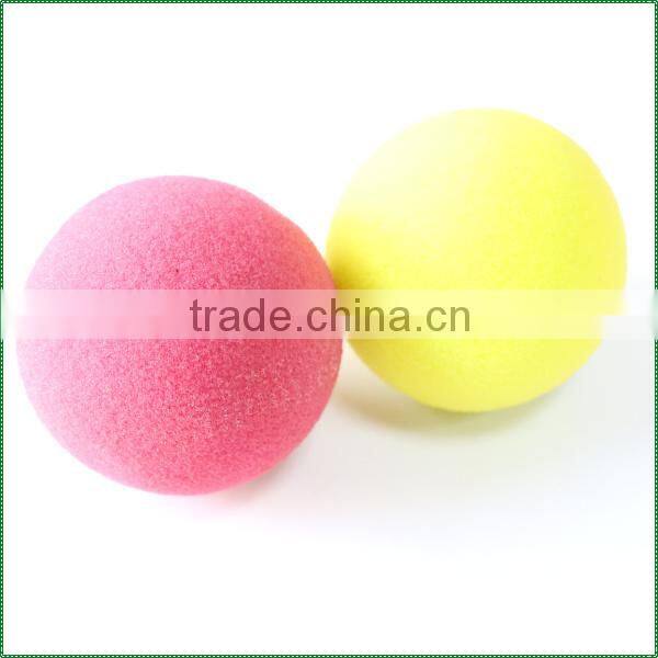 Recyclable packaging foam sponge stainless steel ball with hole