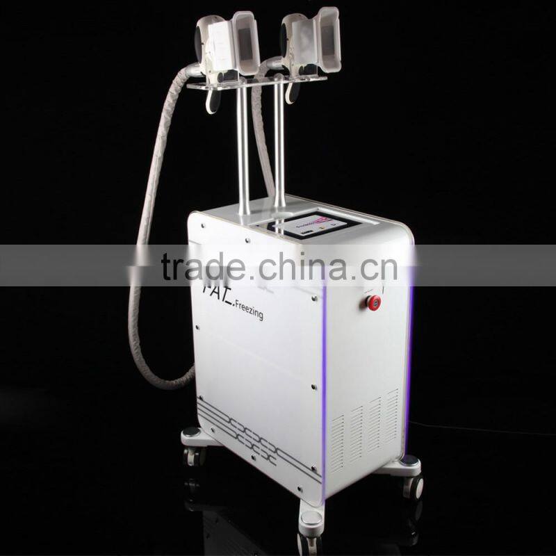 2016 hot sale Double Handpiece Cooling Operation Fat Freeze Weight Loss