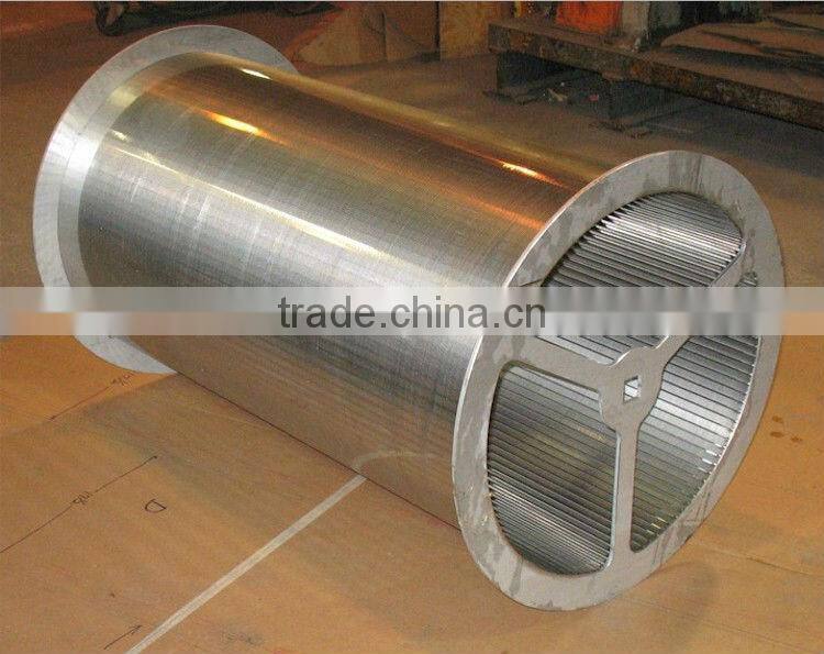 Water cleaning system vee wire screen surface water intake screen