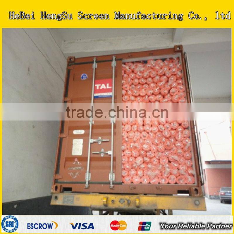 HDPE orange color warning mesh