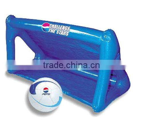 inflatable football and goal