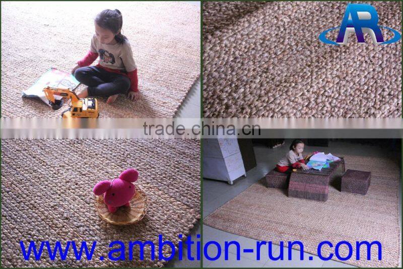 Round Sea grass carpet/water hyacinth carpet