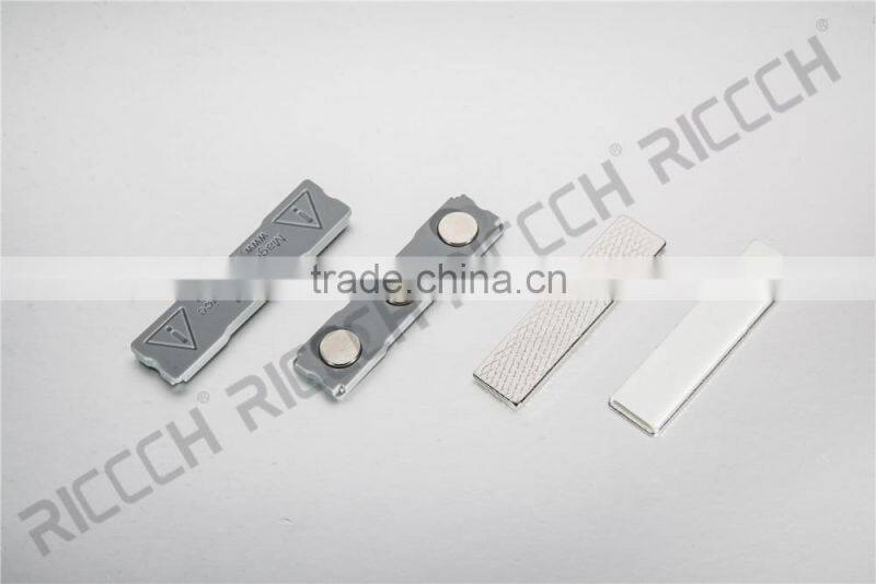 magnetic name badge holder with 3M adhensive