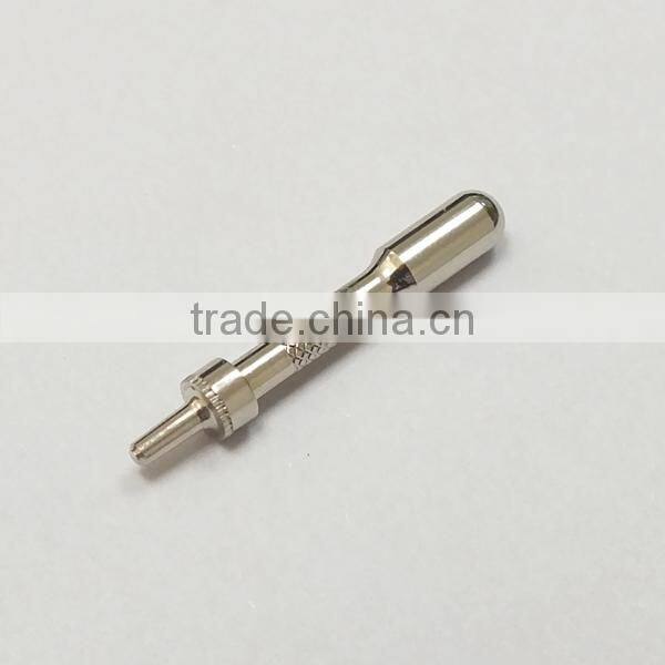 OEM brass charger plug metal parts with 2 pins