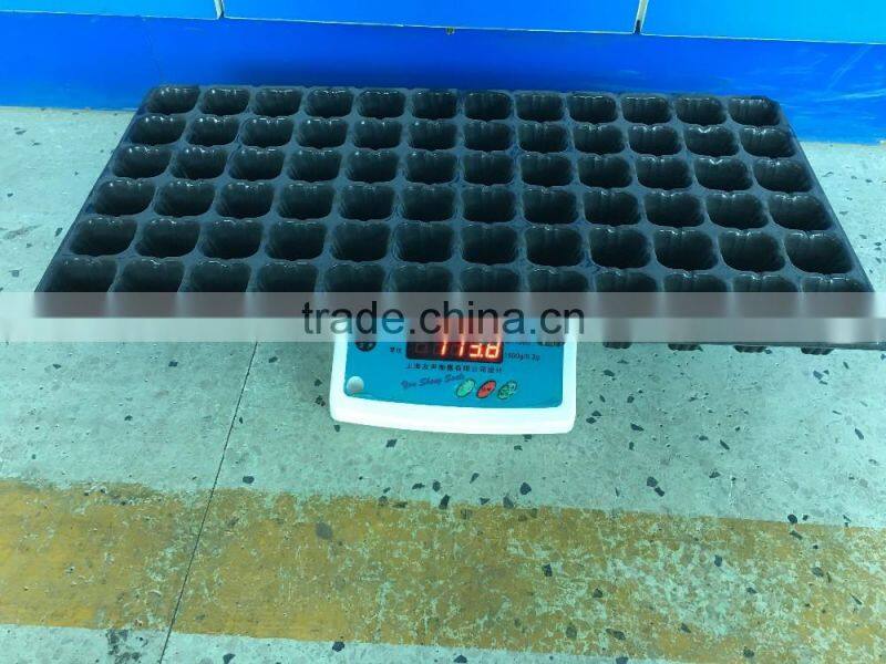 #014 black plastic seedling trays/High Quality black plastic seedling trays