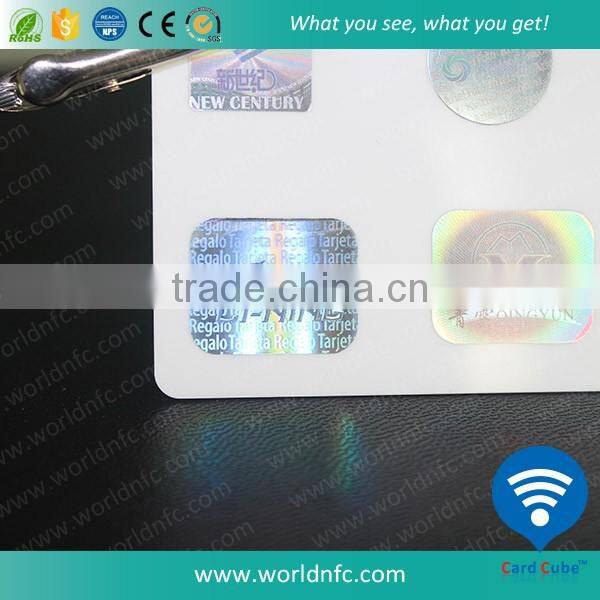 3D Hologram Sticker Printed PVC Card