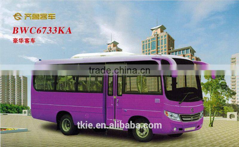 24-31 Seats middle bus BWC6733KA sales in Tanzania