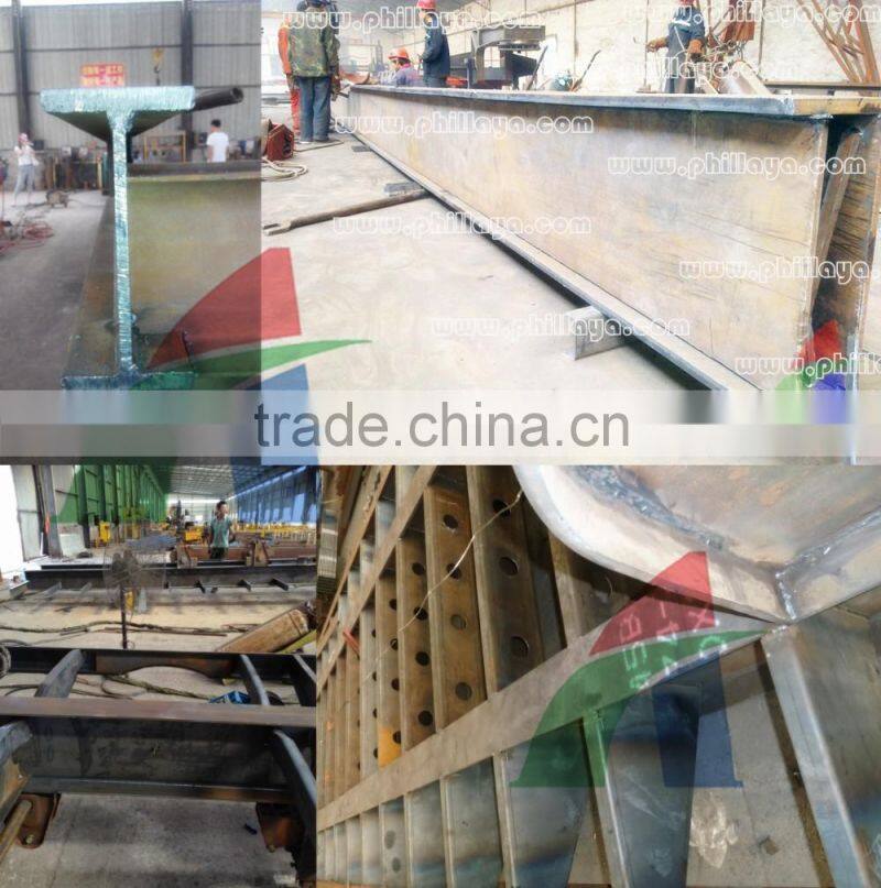 Side Post Removable 20FT Flatbed Drawbar Container Dolly Trailer With Twist Locks