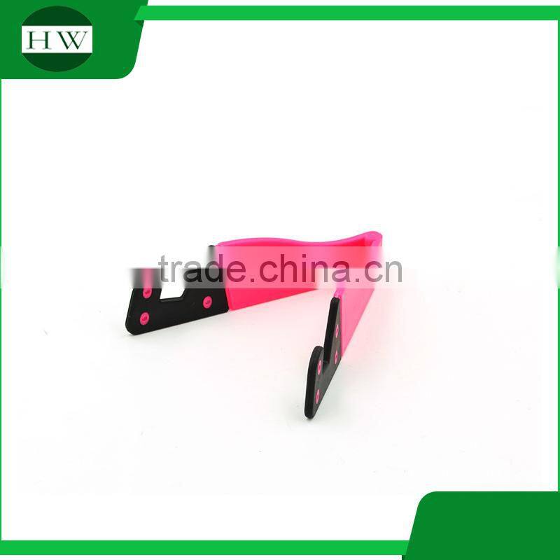 V shaped folding plastic mobile phone holder