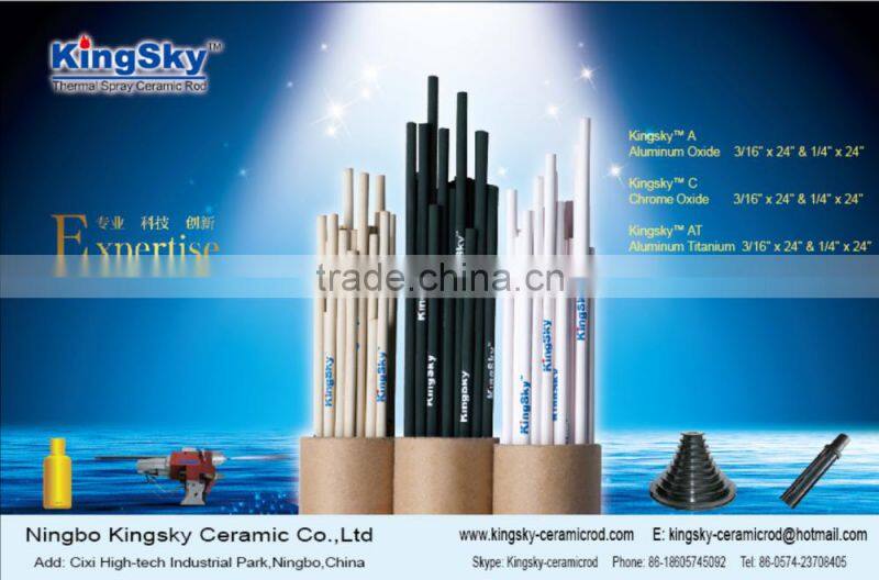 Aluminum Titanium Ceramic Rod of Ceramic Spray Coatings