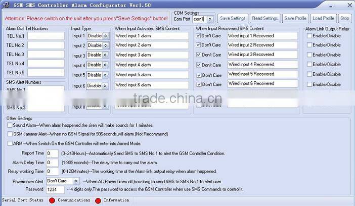 King Pigeon gsm controller with 8DIN 2DO SMS remote control switch