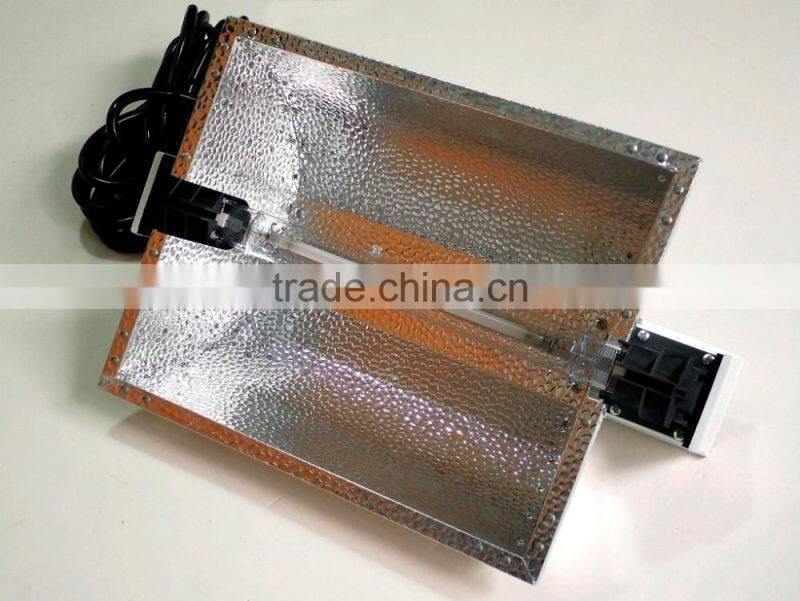 Hydroponics 1000w 240v/277v double ended DE grow light reflector, 1000w double ended lighting fixture