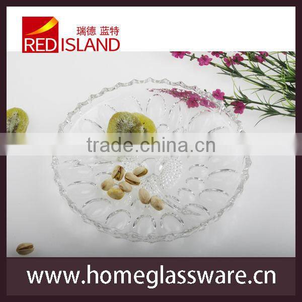 glass fruit plate decorative glass plate glass dishes and plates