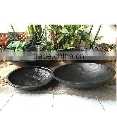 Fiberstone Round Bowl Planter in set