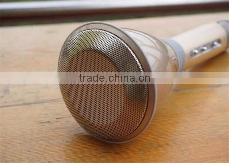 China distributer K068 Wholesale Portable Mini karaoke microphone with Mic Speaker KTV Singing Record