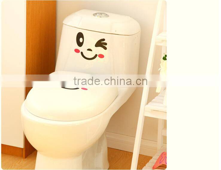 Q093 wholeale creative decoration sticker toilet seat