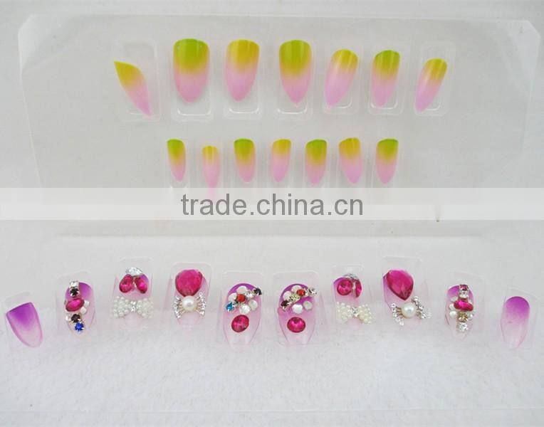 high quality bridal nail art designs false nail art fancy wedding nail art