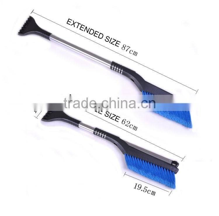 Flexible Ice scarper with brush