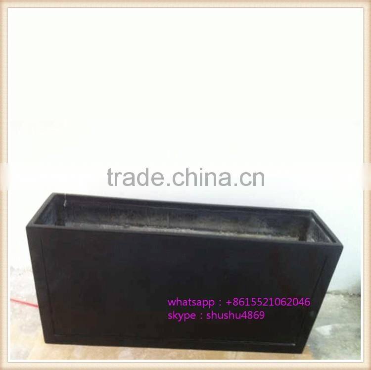 SAST-90026 china supplier big black fiberglass pot/vases
