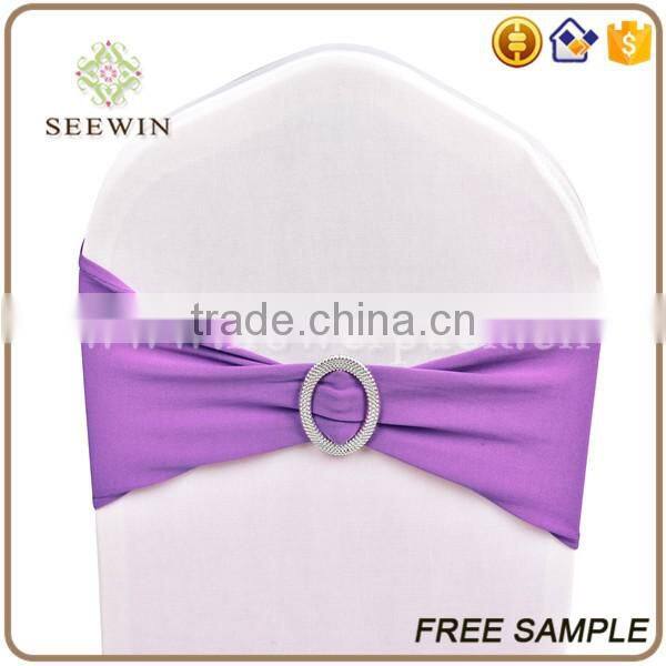 hot sale polyester spandex ruffle chair sash