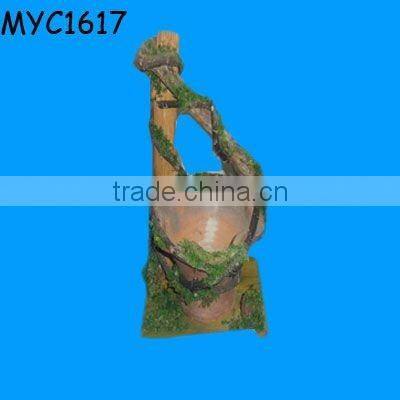 Garden rustic garden flower pots