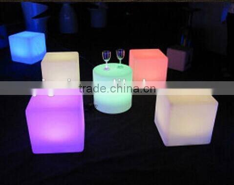 Dongguang Fashion led cubes chairs for party ,cheap discount bar cube chairs