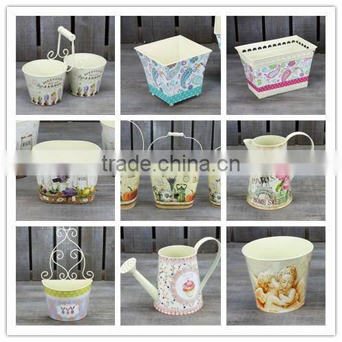 Birds & Flowers Metal Flower Pot Manufacturers China