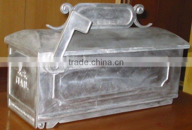 new product decorative outdoor aluminum american mailbox