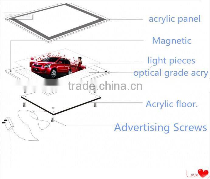 Sheet limited led box slim light box