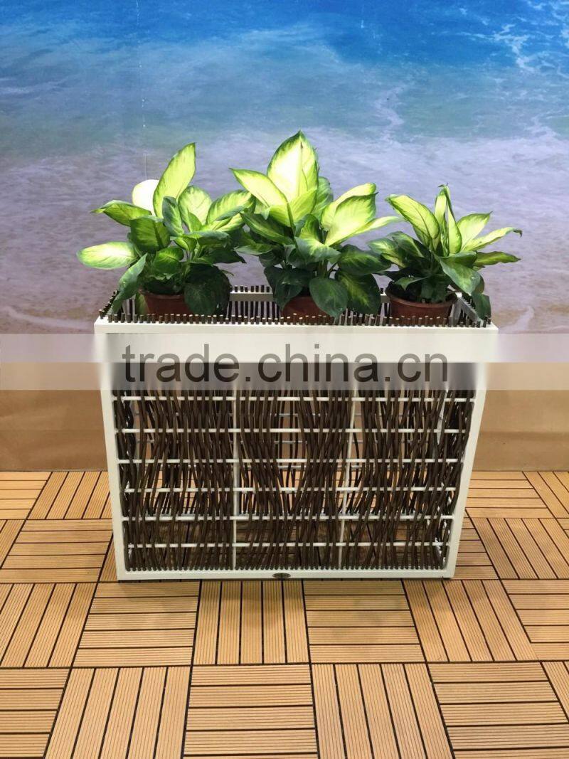 Garden Furniture Planter Wicker Rattan Flower Pot