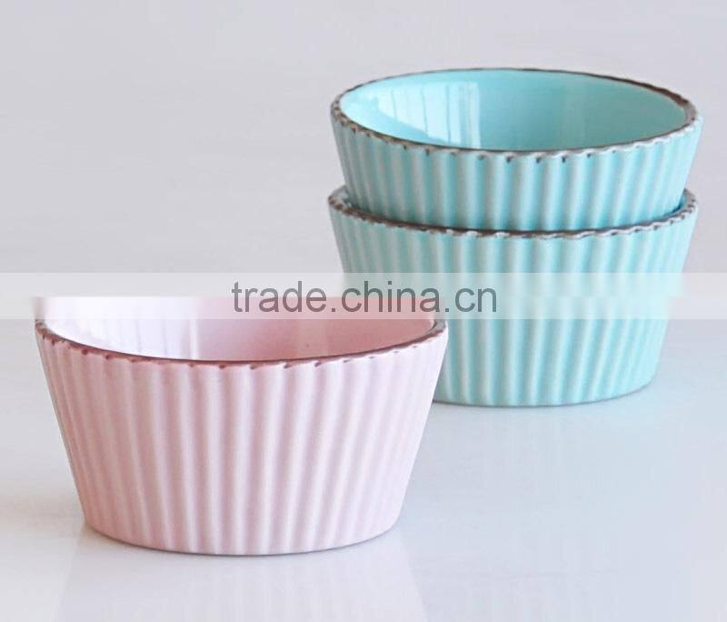 ceramic bakeware with solid color
