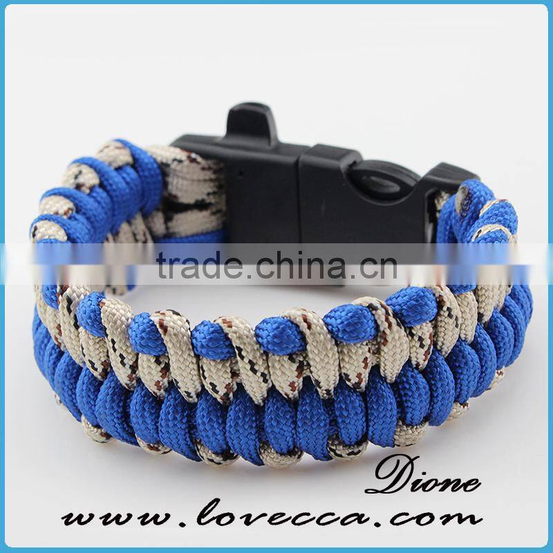 Cheap Survival Prepper Paracord Bracelet 550 for Camping Hiking