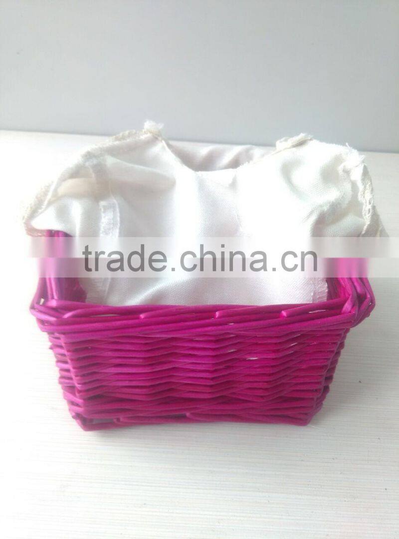 Willow Type and storage Basket Product Type Small Wicker basket for towel