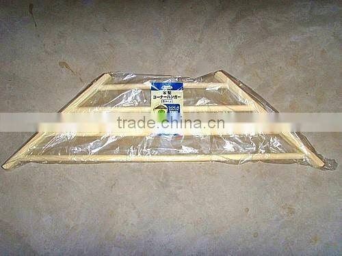 Lowest price woooden corner hanger