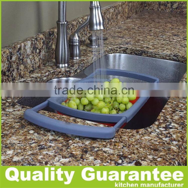 Collapsible Silicone Colander high quality silicone strainer kitchen strainer